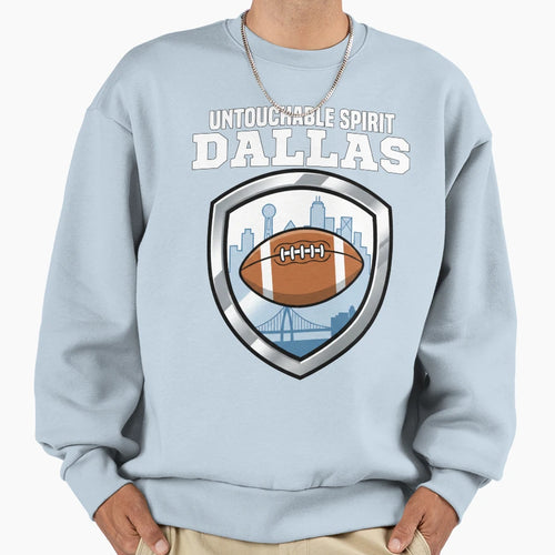 Dallas Untouchable Spirit Texas Sweatshirt - Minimalist Print for Adults - T-Shirt, Sweatshirt, Hoodie