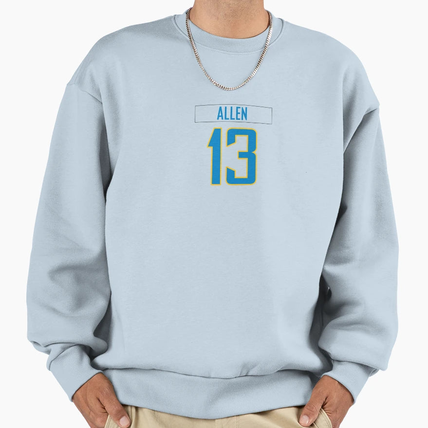 Keenan Allen Chargers Sweatshirt - Minimalist Print for Adults - T-Shirt, Sweatshirt, Hoodie