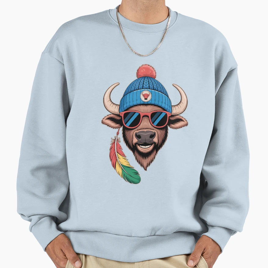 Buffalo Lovers Sweatshirt - Casual Everyday Wear Men Women - T-Shirt, Sweatshirt, Hoodie