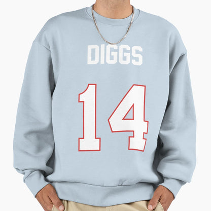 Football Sports 14 American Sweatshirt - Aesthetic Graphic Men Women - T-Shirt, Sweatshirt, Hoodie