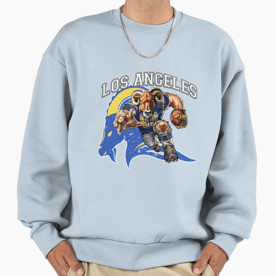 Los Angeles Football Sweatshirt - Custom Art Print for Adults - T-Shirt, Sweatshirt, Hoodie