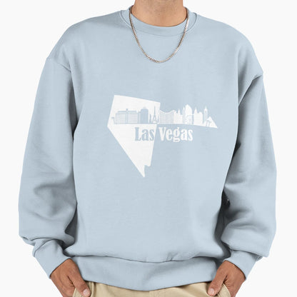 Las Vegas Skyline Nevada Sweatshirt - Custom Art Print Men Women - T-Shirt, Sweatshirt, Hoodie