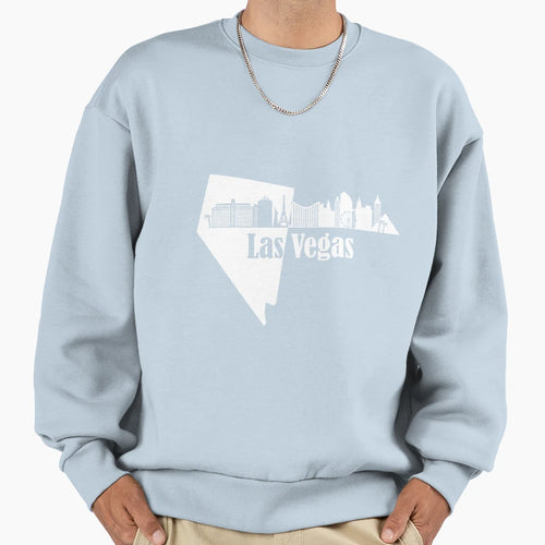 Las Vegas Skyline Nevada Sweatshirt - Custom Art Print Men Women - T-Shirt, Sweatshirt, Hoodie