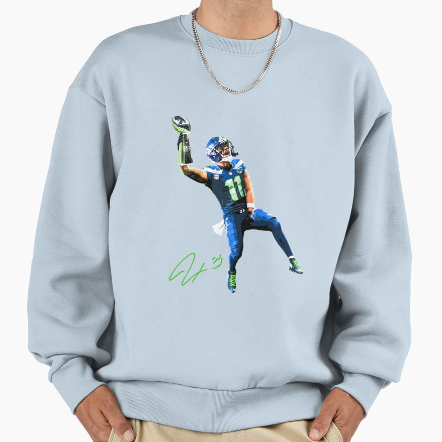 Jaxon Smith Njigba Raising Cup Sweatshirt - Streetwear Style for Adults - T-Shirt, Sweatshirt, Hoodie