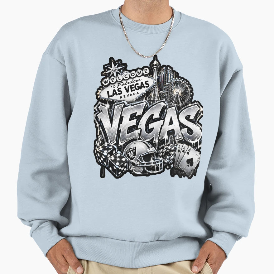 Vegas Sweatshirt - Custom Art Print for Adults - T-Shirt, Sweatshirt, Hoodie