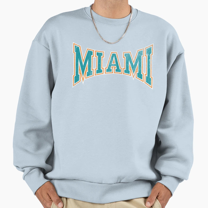 Miami Sweatshirt - Novelty Apparel Men Women - T-Shirt, Sweatshirt, Hoodie