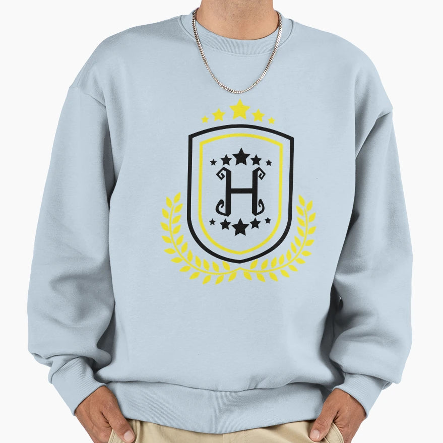 Huffle Badger Star Emblem Sweatshirt - Graphic Print Unisex - T-Shirt, Sweatshirt, Hoodie