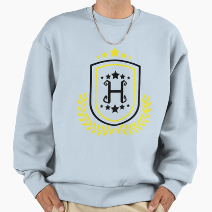 Huffle Badger Star Emblem Sweatshirt - Graphic Print Unisex - T-Shirt, Sweatshirt, Hoodie