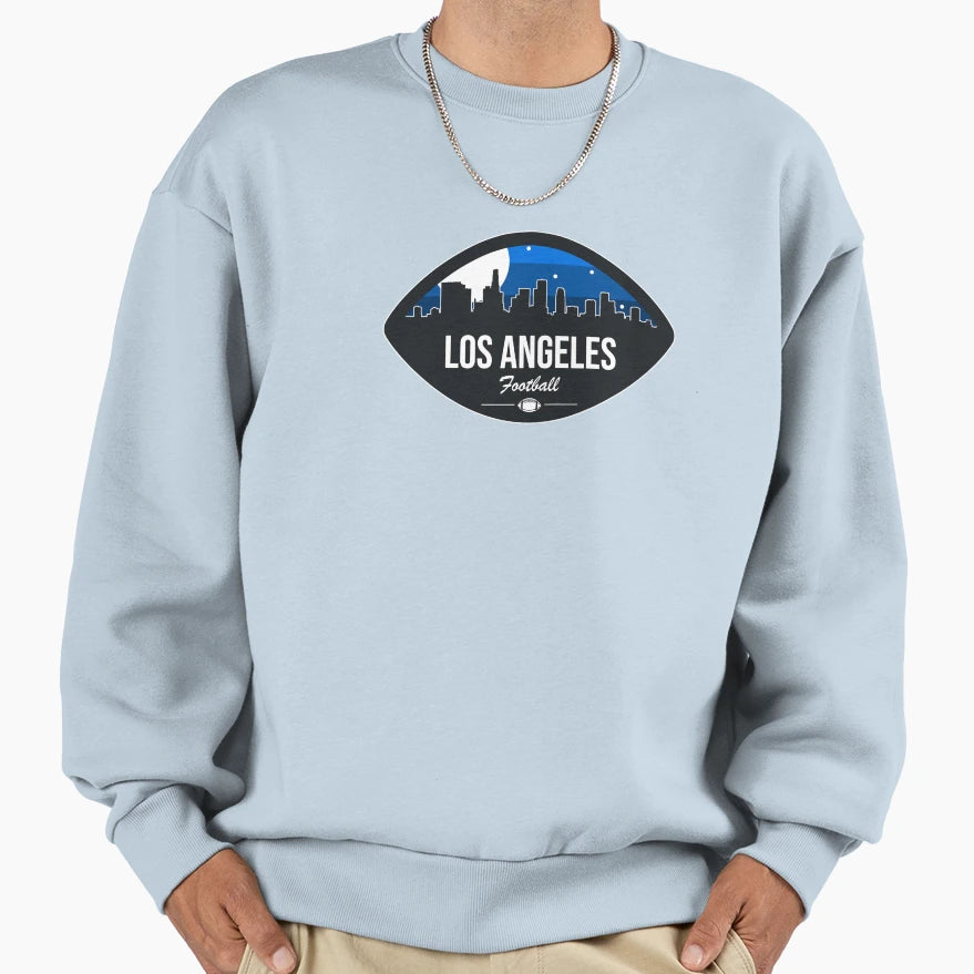 Los Angeles R Football Skyline Sweatshirt - Fun Novelty Design Men Women - T-Shirt, Sweatshirt, Hoodie