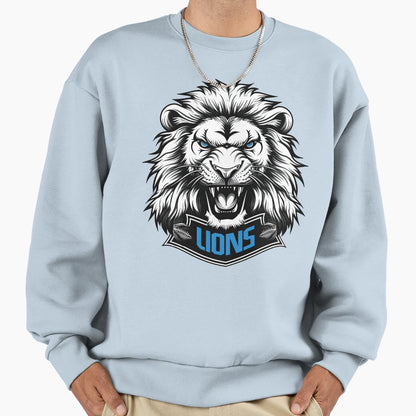 Detroit Lions Football Team 4 Sweatshirt - Aesthetic Graphic Men Women - T-Shirt, Sweatshirt, Hoodie