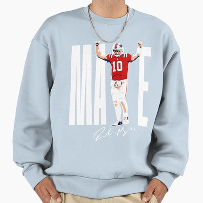 New England Football Maye Sweatshirt - Unique Graphic Unisex - T-Shirt, Sweatshirt, Hoodie