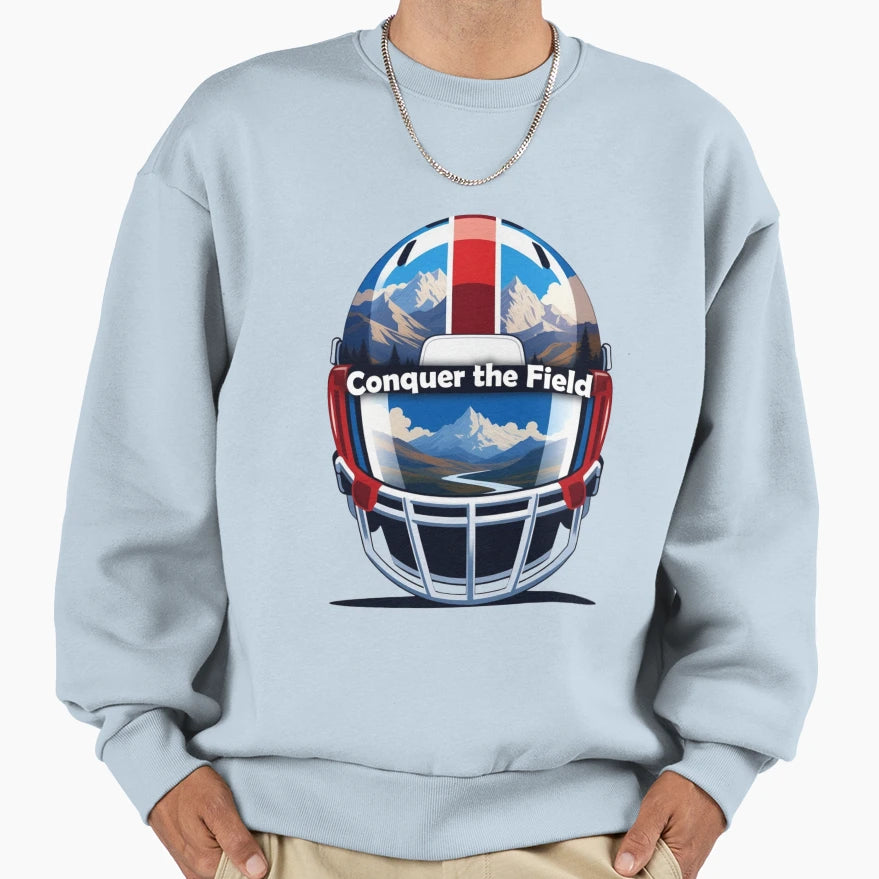 Conquer Field Sweatshirt - Custom Art Print Men Women - T-Shirt, Sweatshirt, Hoodie