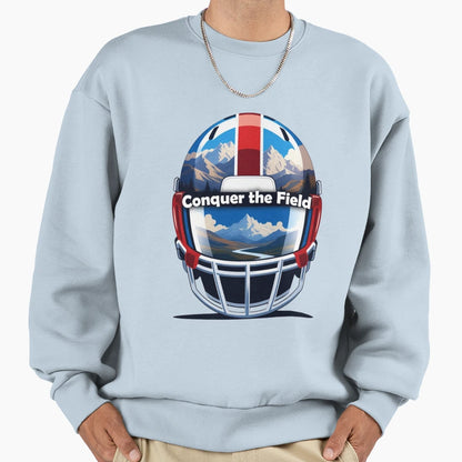 Conquer Field Sweatshirt - Custom Art Print Men Women - T-Shirt, Sweatshirt, Hoodie