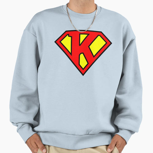 Letter K Super Letter Vol 1 Sweatshirt - Casual Everyday Wear for Adults - T-Shirt, Sweatshirt, Hoodie