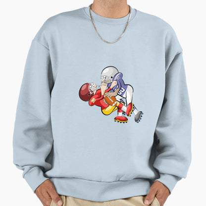 American Football Cartoon 20 41 Sweatshirt - Aesthetic Graphic Unisex - T-Shirt, Sweatshirt, Hoodie