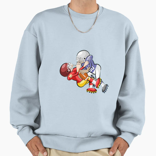 American Football Cartoon 20 41 Sweatshirt - Aesthetic Graphic Unisex - T-Shirt, Sweatshirt, Hoodie