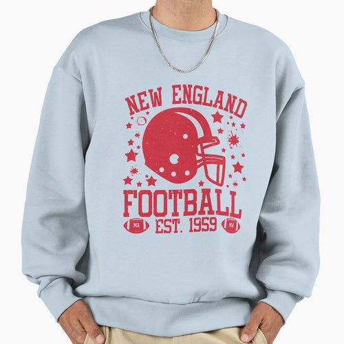 New England Patriots Sweatshirt - Minimalist Print Unisex - T-Shirt, Sweatshirt, Hoodie
