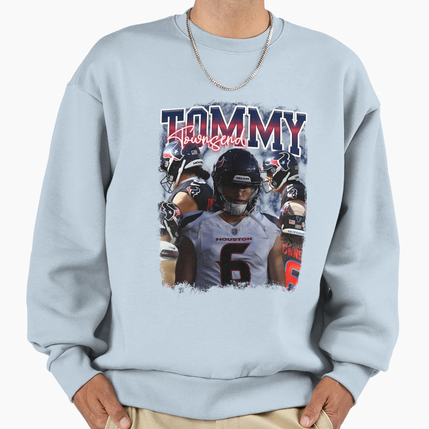 Tommy Townsend Football Sweatshirt - Minimalist Print Unisex - T-Shirt, Sweatshirt, Hoodie