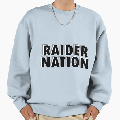 Raider Nation Sweatshirt - Minimalist Print Unisex - T-Shirt, Sweatshirt, Hoodie