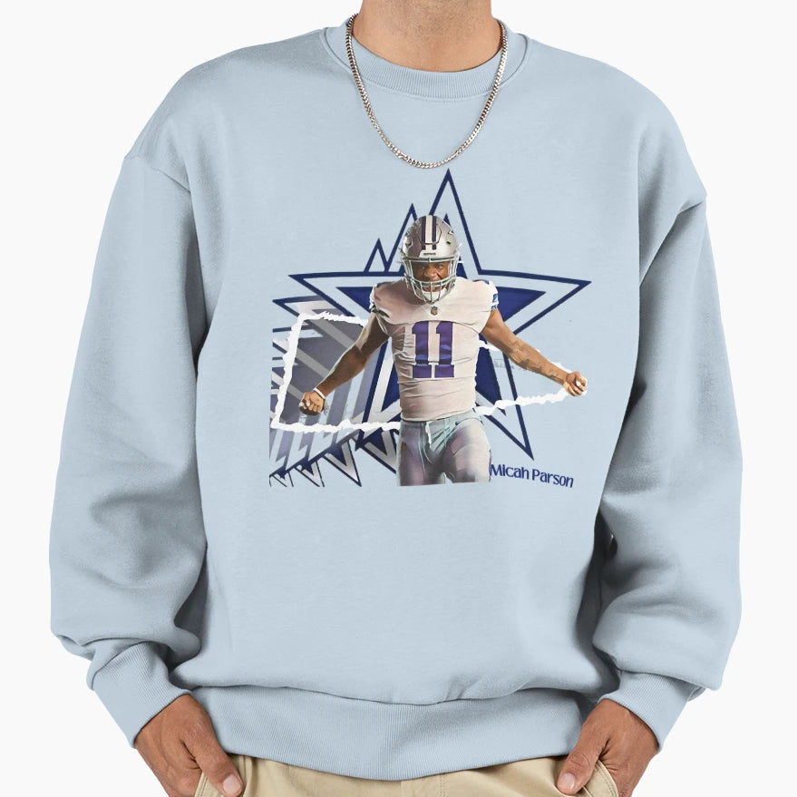 Touchdown 11 Linebacker Defensive Sweatshirt - Unique Graphic Unisex - T-Shirt, Sweatshirt, Hoodie