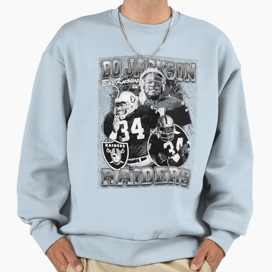 Bo Jackson Bo Knowns Sweatshirt - Custom Art Print Men Women - T-Shirt, Sweatshirt, Hoodie