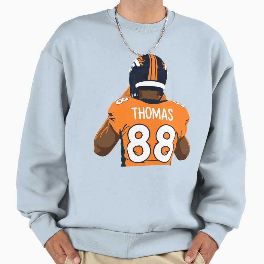Demaryius Thomas Sweatshirt - Unique Graphic for Adults - T-Shirt, Sweatshirt, Hoodie