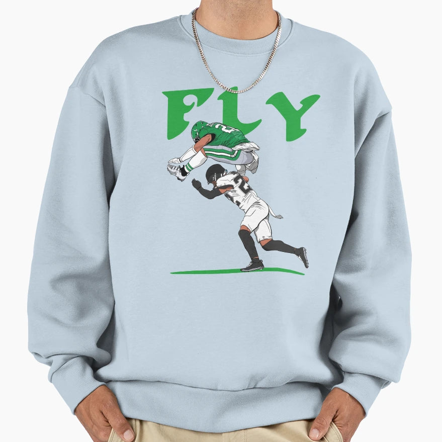 SB Fly Hurdle Sweatshirt - Fun Novelty Design Unisex - T-Shirt, Sweatshirt, Hoodie