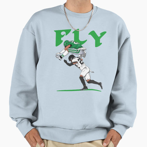 SB Fly Hurdle Sweatshirt - Fun Novelty Design Unisex - T-Shirt, Sweatshirt, Hoodie