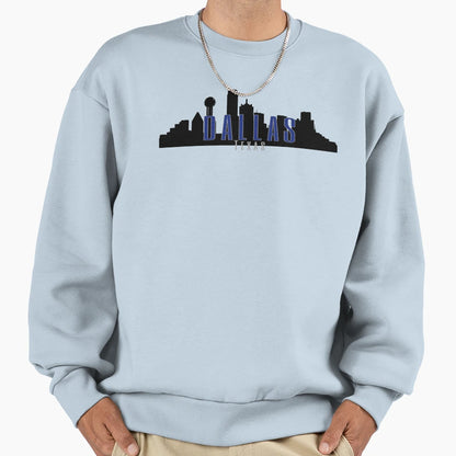 Dallas Texas Sweatshirt - Aesthetic Graphic for Adults - T-Shirt, Sweatshirt, Hoodie