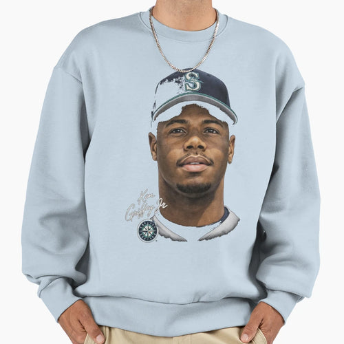 Ken Griffey Jr Baseball Art Sweatshirt - Trendy Graphic Unisex - T-Shirt, Sweatshirt, Hoodie
