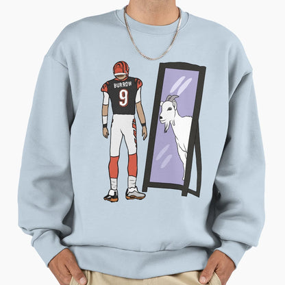 JB Mirror Goat Sweatshirt - Custom Art Print Men Women - T-Shirt, Sweatshirt, Hoodie