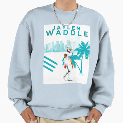 Jaylen Waddle Sweatshirt - Unique Graphic Men Women - T-Shirt, Sweatshirt, Hoodie