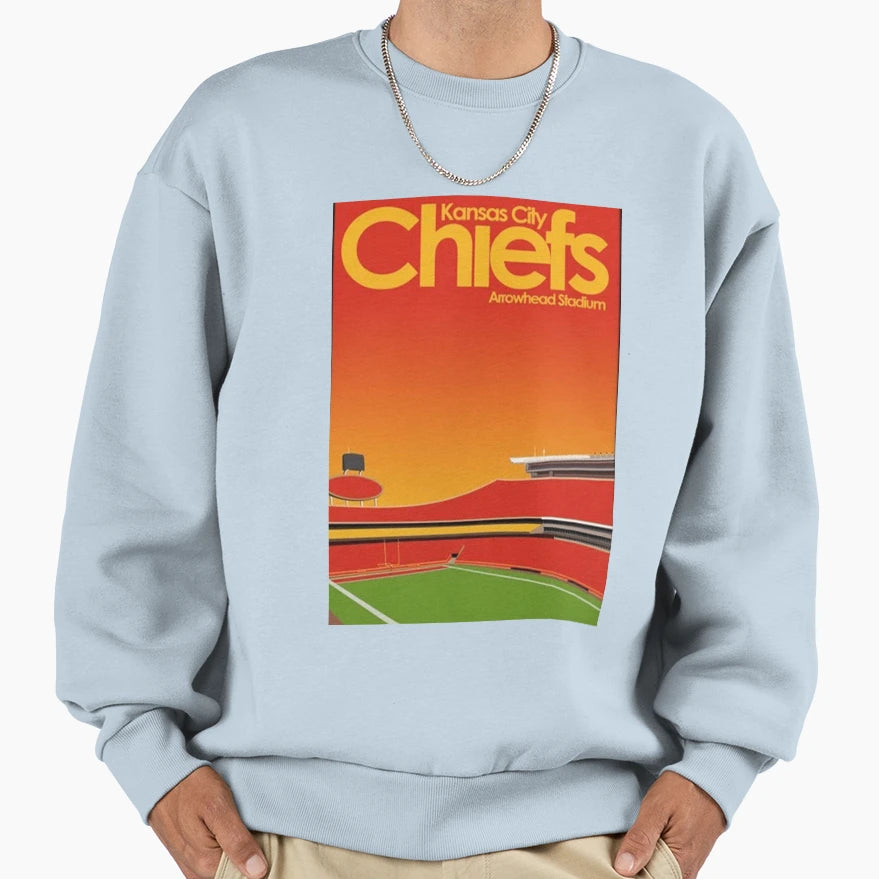 Kansas City Chiefs Sweatshirt - Streetwear Style Men Women - T-Shirt, Sweatshirt, Hoodie
