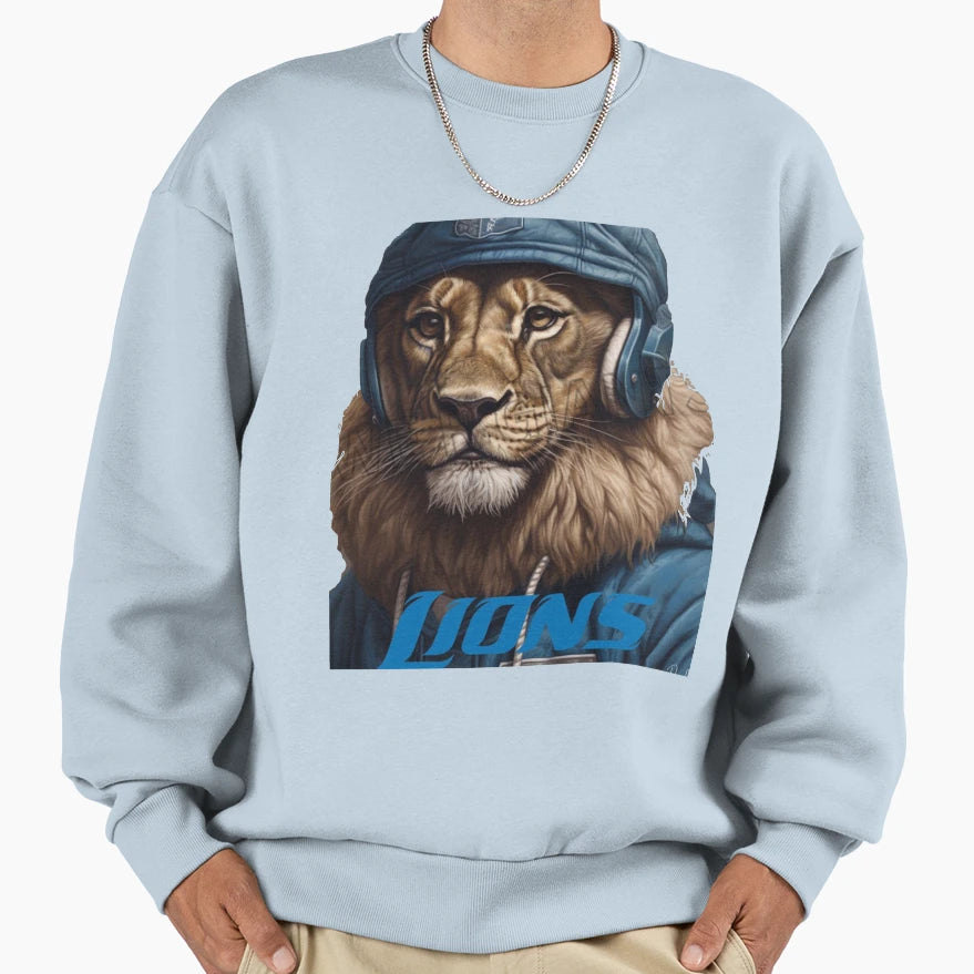 Detroit Lions Sweatshirt - Novelty Apparel Unisex - T-Shirt, Sweatshirt, Hoodie