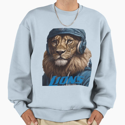 Detroit Lions Sweatshirt - Novelty Apparel Unisex - T-Shirt, Sweatshirt, Hoodie