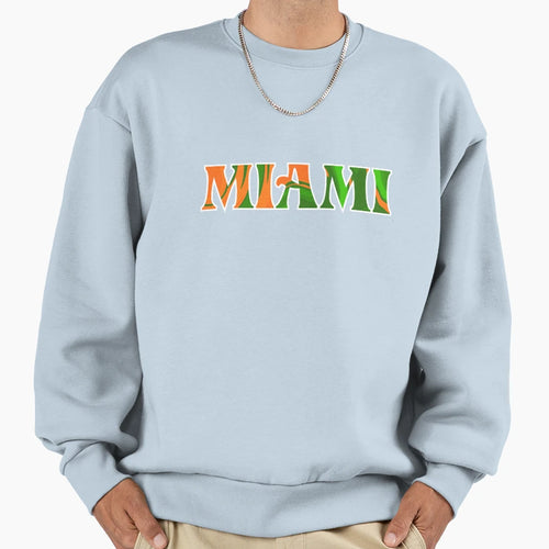 University Miami Sweatshirt - Minimalist Print for Adults - T-Shirt, Sweatshirt, Hoodie