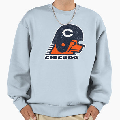 Da Bears Throwback Szn White Sweatshirt - Minimalist Print for Adults - T-Shirt, Sweatshirt, Hoodie
