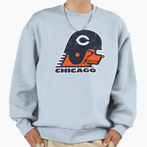 Da Bears Throwback Szn White Sweatshirt - Minimalist Print for Adults - T-Shirt, Sweatshirt, Hoodie