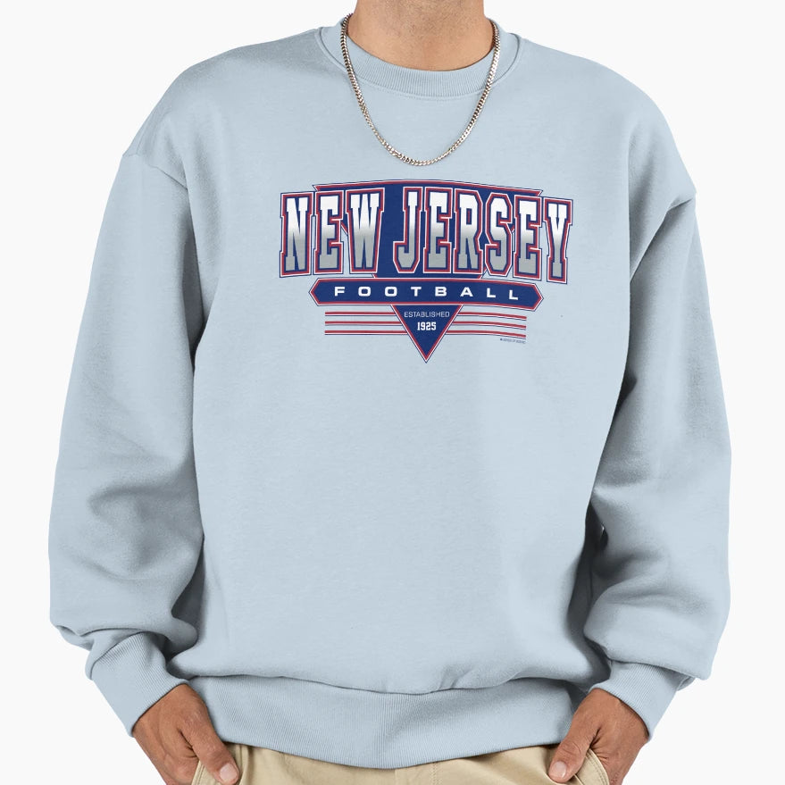 New Jersey York Football Giants Sweatshirt - Aesthetic Graphic Unisex - T-Shirt, Sweatshirt, Hoodie