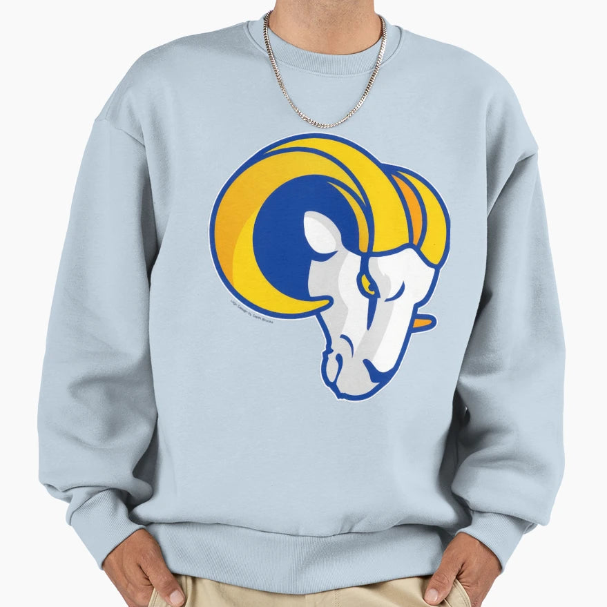 Los Angeles Rams Alternative Logo Sweatshirt - Streetwear Style for Adults - T-Shirt, Sweatshirt, Hoodie
