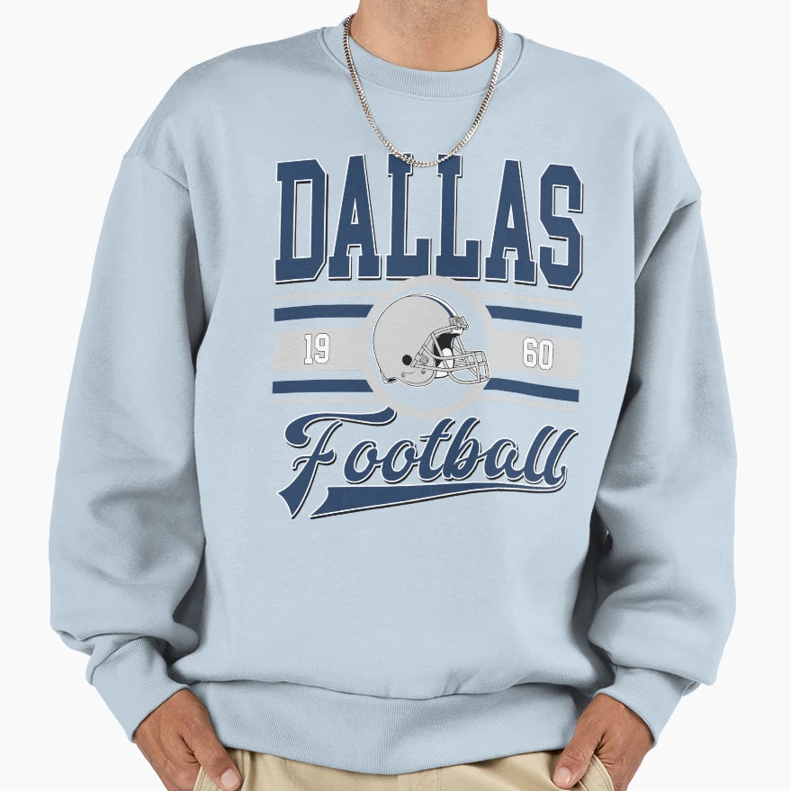 Dallas Football Sweatshirt - Trendy Graphic Men Women - T-Shirt, Sweatshirt, Hoodie