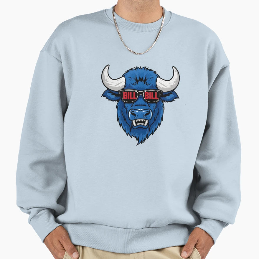 Go Bills Name Distressed Tigers Sweatshirt - Fun Novelty Design Unisex - T-Shirt, Sweatshirt, Hoodie