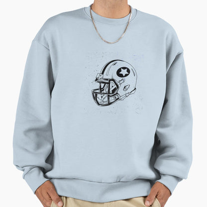 Football Sweatshirt - Aesthetic Graphic for Adults - T-Shirt, Sweatshirt, Hoodie