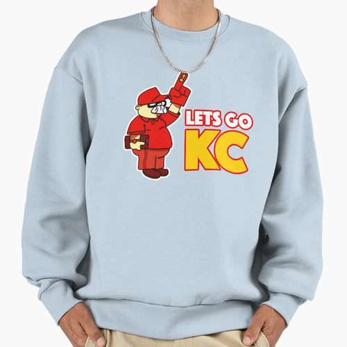 Kansas City Football Big Red Number One T-Shirt - Graphic Print Men Women - T-Shirt, Sweatshirt, Hoodie