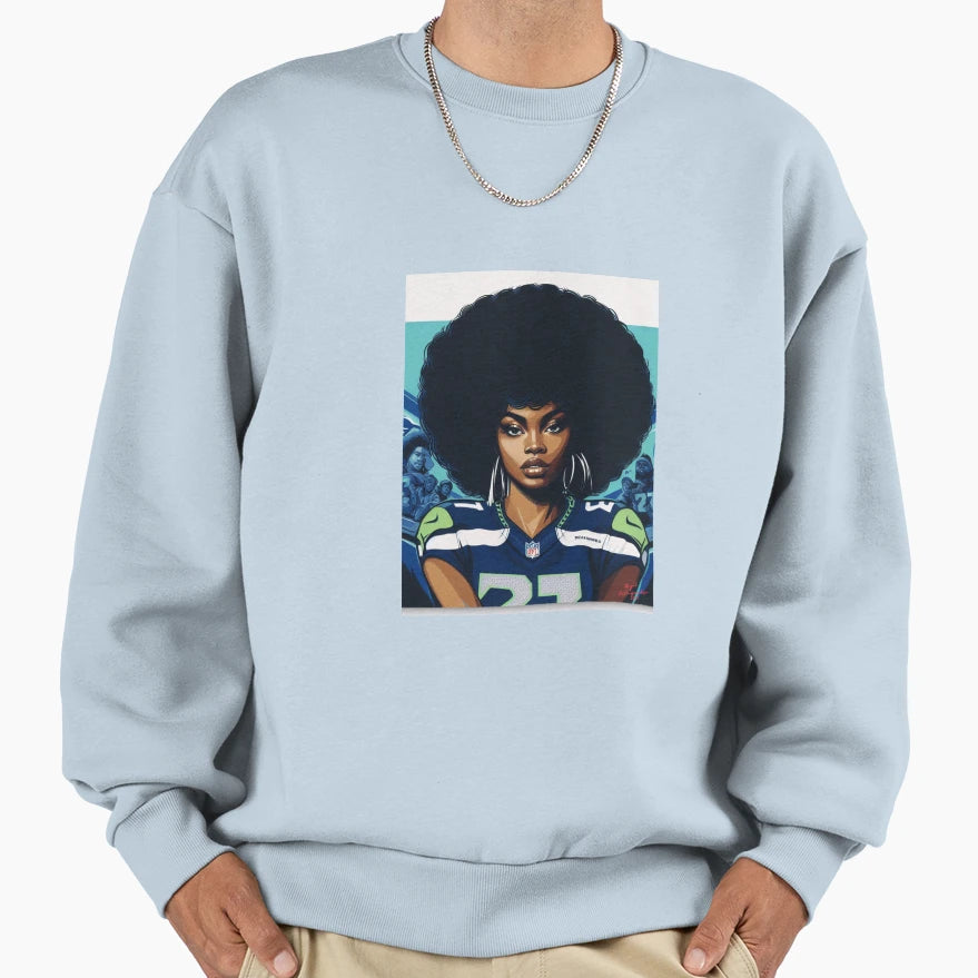 Rare Seahawkz Sweatshirt - Aesthetic Graphic for Adults - T-Shirt, Sweatshirt, Hoodie