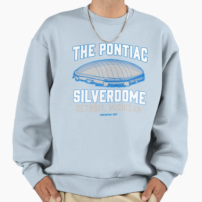 Pontiac Silverdome Detroit Sweatshirt - Aesthetic Graphic for Adults - T-Shirt, Sweatshirt, Hoodie