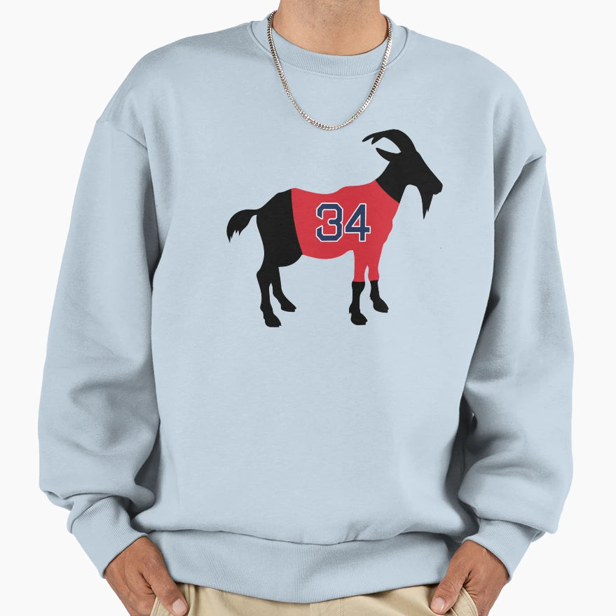 David Ortiz Goat Sweatshirt - Minimalist Print Men Women - T-Shirt, Sweatshirt, Hoodie