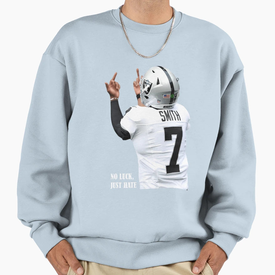 Geno Smith Las Vegas Raiders 7 Sweatshirt - Aesthetic Graphic for Adults - T-Shirt, Sweatshirt, Hoodie