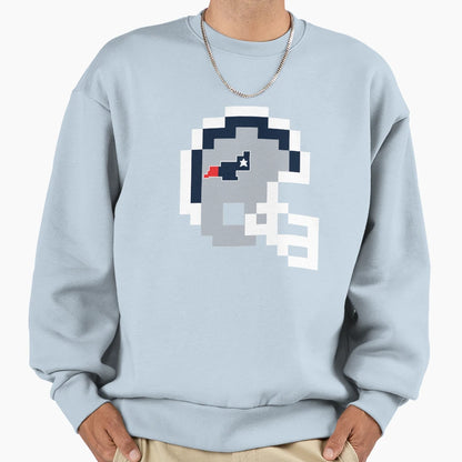 8 Bit Pats Helmet Sweatshirt - Fun Novelty Design Unisex - T-Shirt, Sweatshirt, Hoodie