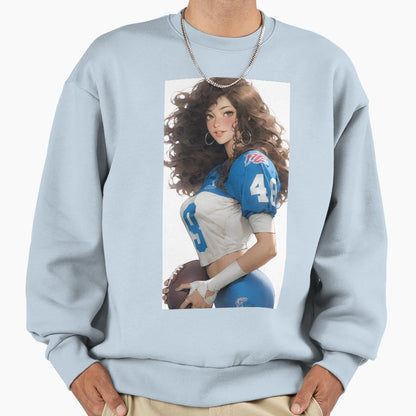 American Football Player Sweatshirt - Novelty Apparel Unisex - T-Shirt, Sweatshirt, Hoodie